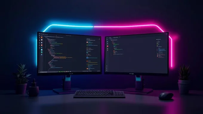 developer workspace showing dual monitor setup with Xcode and Android Studio running simultaneously