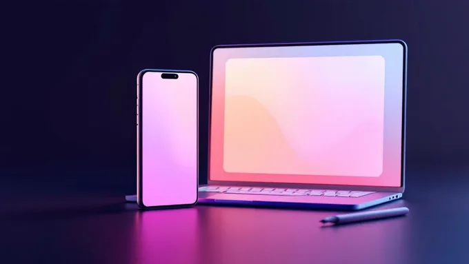 smartphone and laptop displaying the same web application with responsive design elements