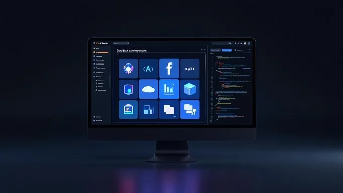 Storybook interface showing multiple component variations with controls panel and code examples on a developer workstation