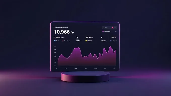 performance metrics dashboard showing web app loading times and optimization scores